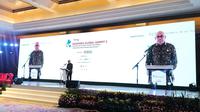Wakil Menteri Luar Negeri (Wamenlu RI), Arrmanatha Nasir pada Selasa (12/8/2025), di Jakarta, mengatakan bahwa diaspora adalah aset trategis bangsa dan memiliki peran penting dalam hubungan internasional (Dok. Liputan6.com/Indra C. Vanleon).