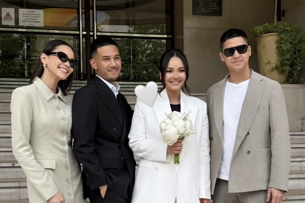 Alyssa Daguise di Pernikahan Kakaknya di Paris, Serasi dengan Al Ghazali