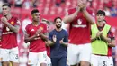 Keduanya kala itu berhasil membawa klub yang berbasis di kota Lisbon itu menjadi juara Liga Portugal dan mengejutkan lawan-lawan kuat mereka di Liga Champions sebelum sama-sama hijrah ke Liga Inggris. (AP Photo/Dave Thompson)