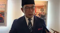 Mantan Gubernur Jawa Barat Ridwan Kamil di Kantor Kemendagri, Jakarta Pusat, Selasa (5/9/2023). (Liputan6.com/Miranda Pratiwi)