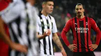 Hasil Liga Italia: Gol Zlatan Ibrahimovic Selamatkan AC Milan dari Kekalahan Kontra Udinese