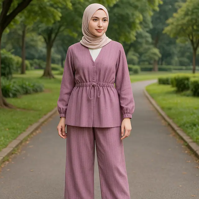 Outfit Hijab Simple untuk Hangout