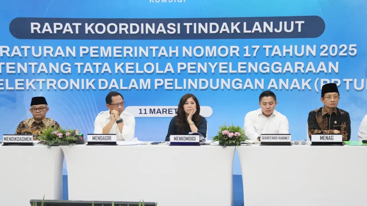 Mendagri menyampaikan kepada awak media setelah Rapat Koordinasi Tindak Lanjut Peraturan Pemerintah.