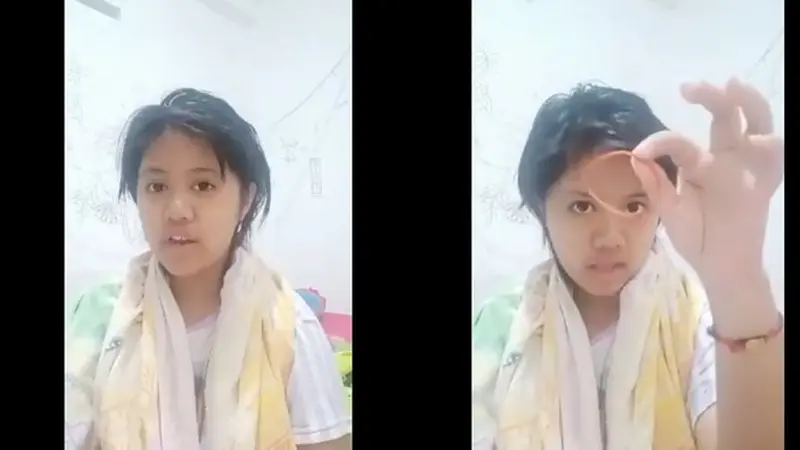 Viral Video Anak Kecil Tutorial Pakai Kerudung Hanya Dengan Karet Ini Kocak Banget