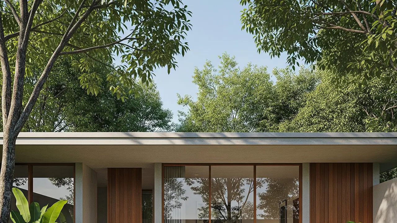 Gambar Rumah Minimalis Atap Datar