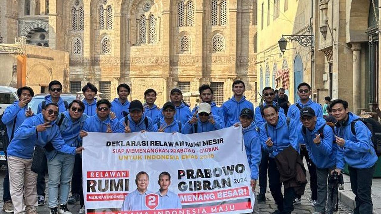 Diaspora di Mesir Dukungan Prabowo-Gibran, Siap Menangkan Satu Putaran