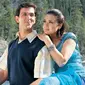 Preity Zinta dan Hrithik Roshan di film Koi... Mil Gaya. (via hrithik-roshan.net)