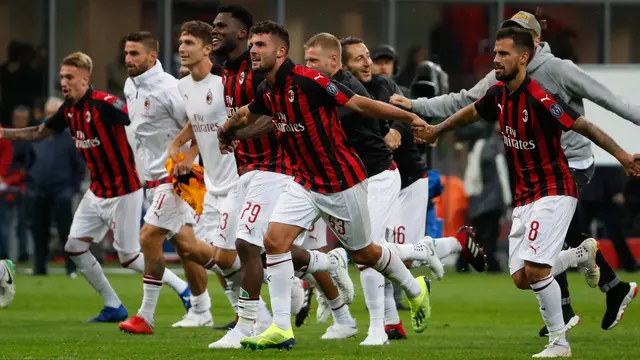 Dramatis, Gol Patrick Cutrone Bawa AC Milan Tekuk AS Roma 2-1