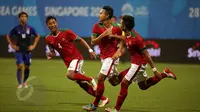 SEA Games 2015: Indonesia U-23 vs Kamboja U-23 (Liputan6.com / Helmi Fithriansyah)