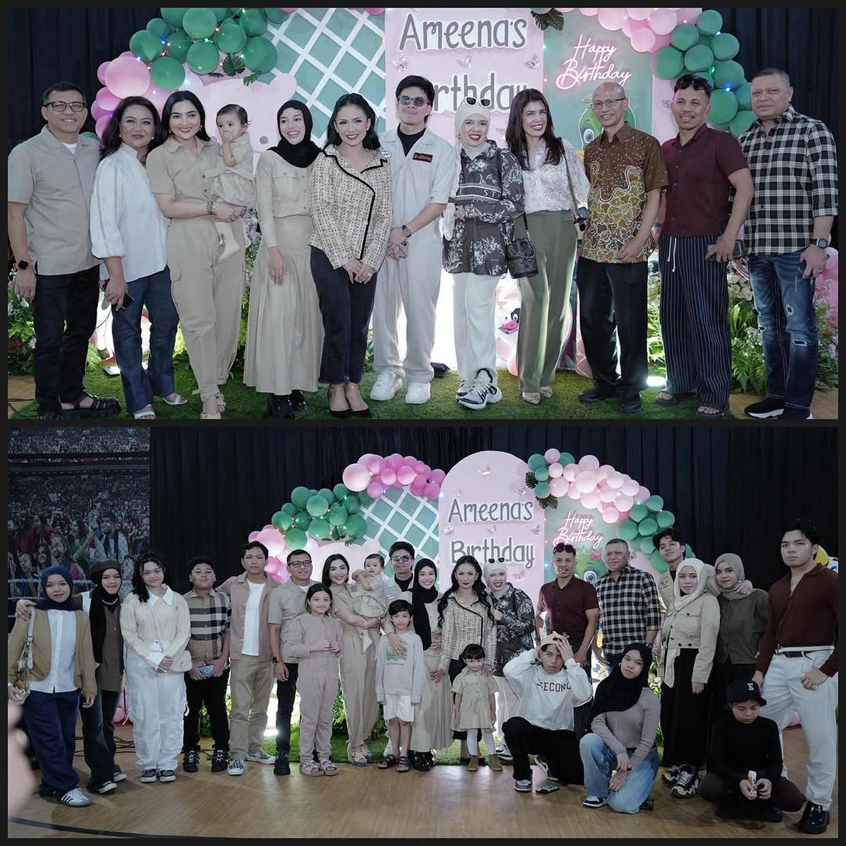 Momen Bahagia Aurel Hermansyah Bersama Ibu Kandung, Sambung dan Mertua dalam Satu Frame di Ulang Tahun Ameena