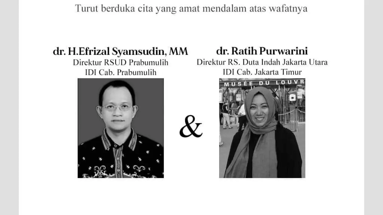 Dua Dokter Meninggal Dunia