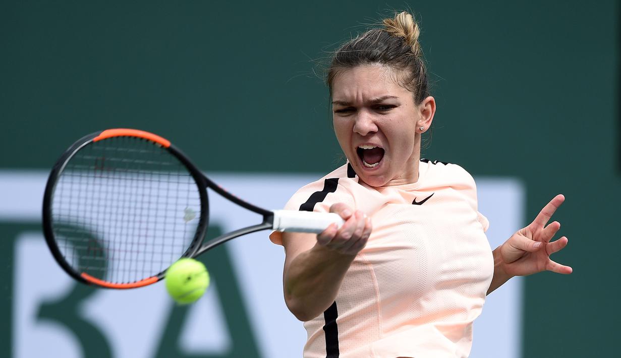 Foto Tumbangkan Pendatang Baru Halep Ke Perempat Final Indian Wells Bola Liputan6 Com
