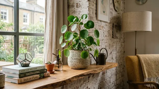 Tanaman Pilea (Pilea peperomioides)/AI Generated