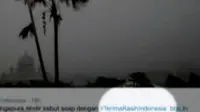 #TerimaKasihIndonesia, Sindiran Singapura dan Malaysia soal Asap