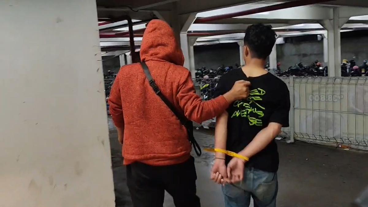 Kepergok Korban, Dua Maling Motor di Bandar Lampung Nyaris Dihakimi Massa