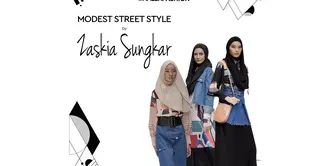 Intip Koleksi Modest Street Style Zaskia Sungkar