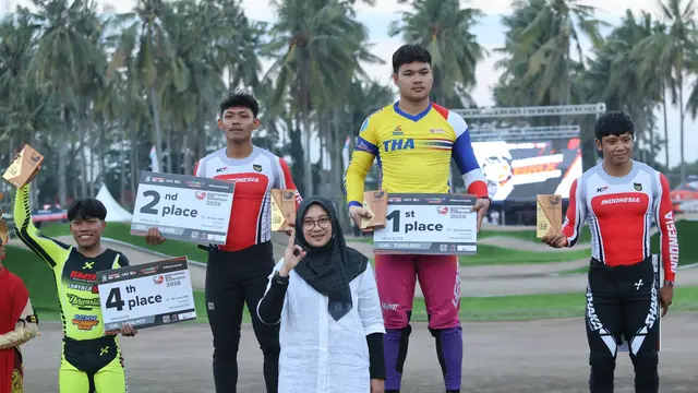 Rio Akbar Juara Banyuwangi BMX Supercross 2026, Indonesia Sapu Gelar Elite Putra dan Putri