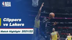 Berita video highlights NBA, pertandingan antara LA Clippers melawan LA Lakers dalam lanjutan NBA 2021/2022, Kamis (4/2/2022).