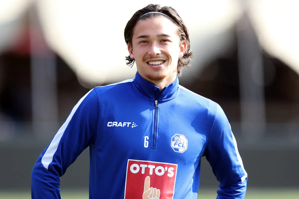 Gelandang FC Luzern keturunan Indonesia, Jordy Wehrmann.
