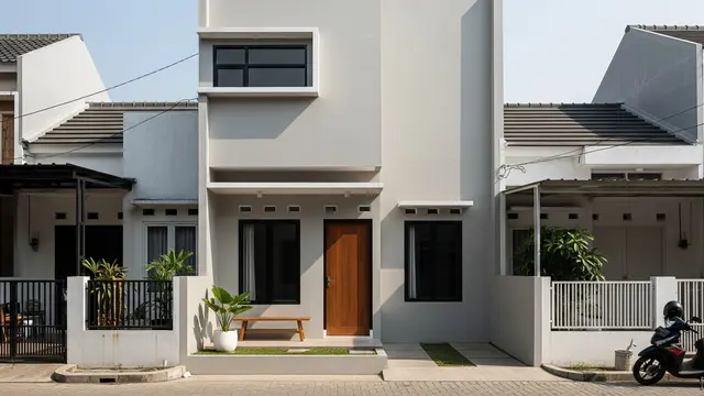 Rumah Tipe 36 Sederhana Tanpa Banyak Ornamen