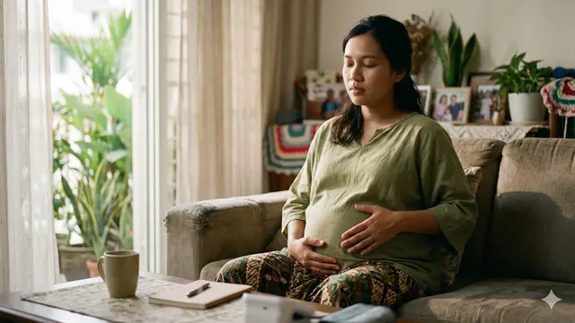 Tips Puasa Ramadan untuk Ibu Hamil (Foto: Gemini AI)