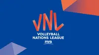 Ilustrasi - Logo Volleyball Nations League 2022 (Bola.com/Adreanus Titus)