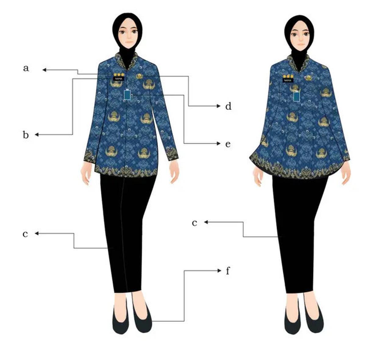 7 Model Baju Dinas PNS Wanita Berjilbab yang Stylish dan Nyaman