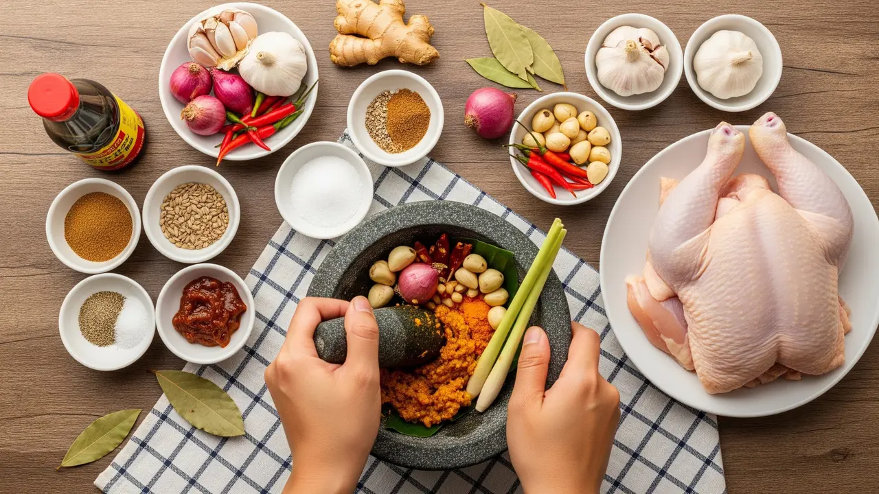 Cara Membuat Ayam Goreng Bumbu Bawang Gurih, Renyah di Luar & Juicy di Dalam