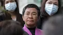 Wartawan Filipina Maria Ressa, salah satu pemenang Hadiah Nobel Perdamaian 2021 dan CEO Rappler, berbicara kepada media setelah keputusan pengadilan di Pengadilan Banding Pajak di Quezon City, Rabu (18/1/2023). Pemerintah Filipina melaporkan tuduhan itu bahwa dia dan Rappler (situs berita) menghindari pajak dalam penjualan obligasi pada 2015 kepada investor asing. (AP Photo/Basilio Sepe)