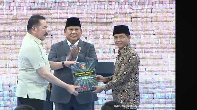 Disaksikan Prabowo, Kejagung Serahkan Rp 11,4 Triliun ke Menkeu Purbaya