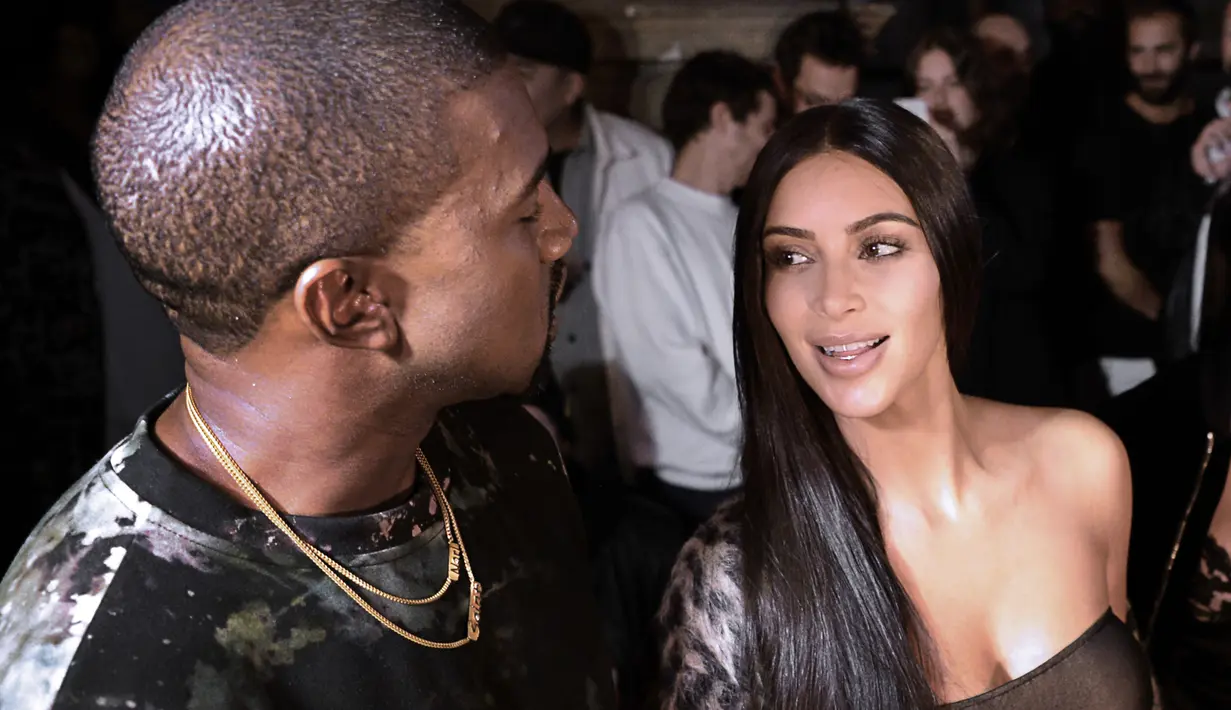 Kanye West dilaporkan berhubungan baik dengan Caitlyn Jenner di belakang keluarga Kardashian. (ALAIN JOCARD  AFP)