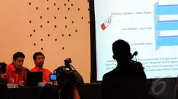Dalam survei terbaru LSN, Prabowo-Hatta mendapat 46,3 persen, sedangkan Joko-Kalla 38,8 persen, Jakarta, Kamis (12/06/2014) (Liputan6.com/Faisal R Syam)