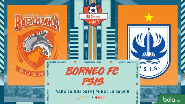 Pusamania Borneo FC VS PSIS Semarang