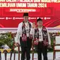 Setelahnya, pasangan Ganjar Pranowo-Mahfud MD akan mendaftar di hari yang sama pukul 11.00 WIB. (Liputan6.com/Faizal Fanani)