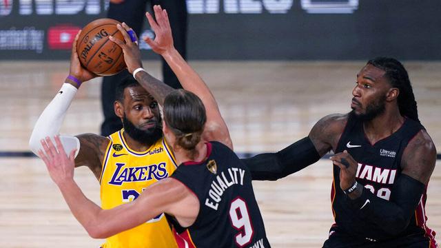 Lebron James dan Anthony Davis Bawa Lakers Bungkam Heat di Gim Pertama Final NBA 2020