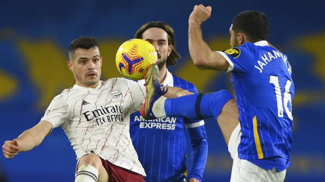 Foto Liga Inggris: Arsenal Petik Kemenangan di Markas Brighton & Hove Albion