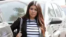 Kakak pertama The Kardashians, Kourtney, hamil di tahun 2014. Ia pun terlihat cantik dan kasual. (BROADIMAGE/REX/SHUTTERSTOCK/HollywoodLife)