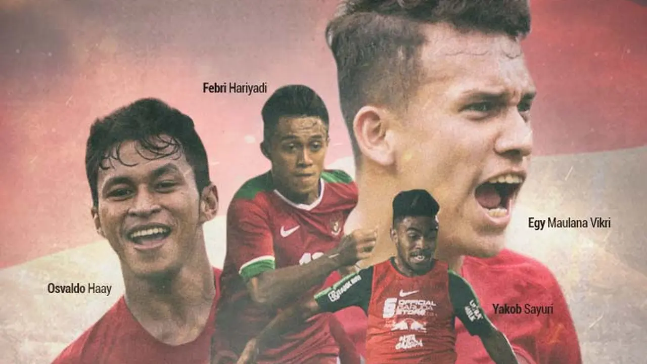Timnas Indonesia - Osvaldo Haay, Febri Hariyadi, Egy Maulana Vikri, Yakob Sayuri