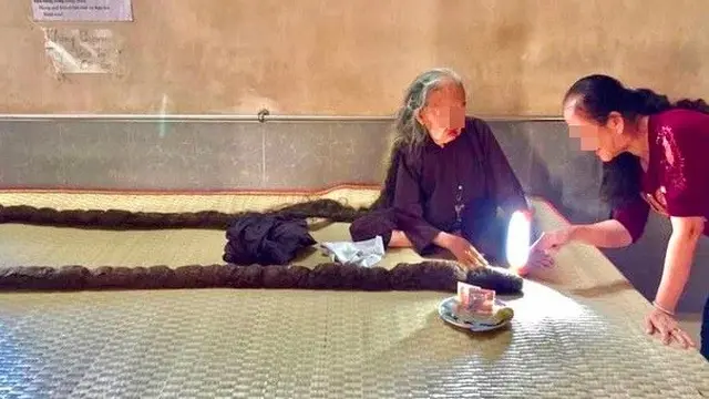 nenek Vietnam tak potong rambut 64 tahun