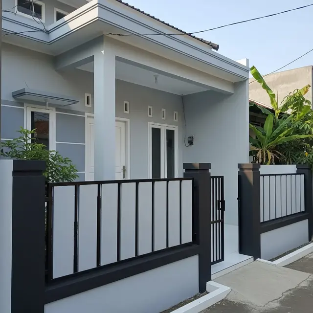9 Kombinasi Warna Cat Teras dan Pagar Rumah Minimalis, Ciptakan Fasad Modern