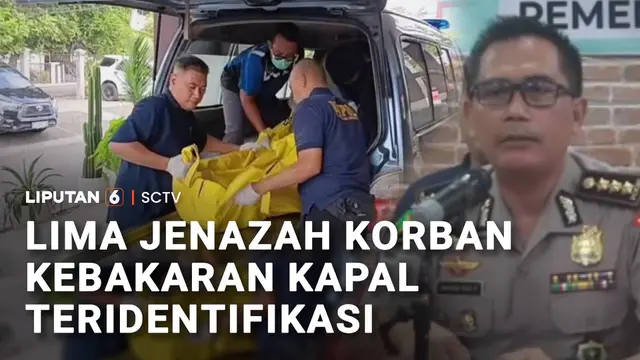 Lima Jenazah Korban Kebakaran Kapal Teridentifikasi