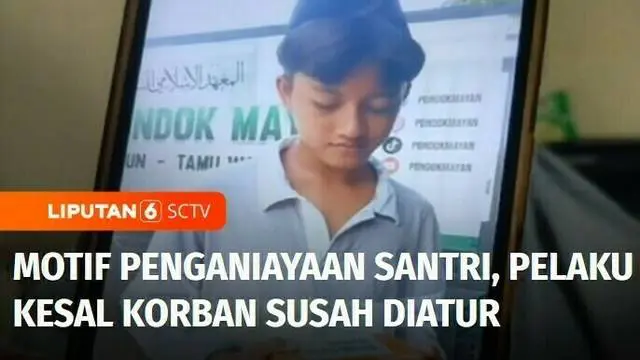 VIDEO: Motif Penganiayaan Santri Pondok Pesantren di Kediri, Pelaku Kesal Korban Susah Diatur