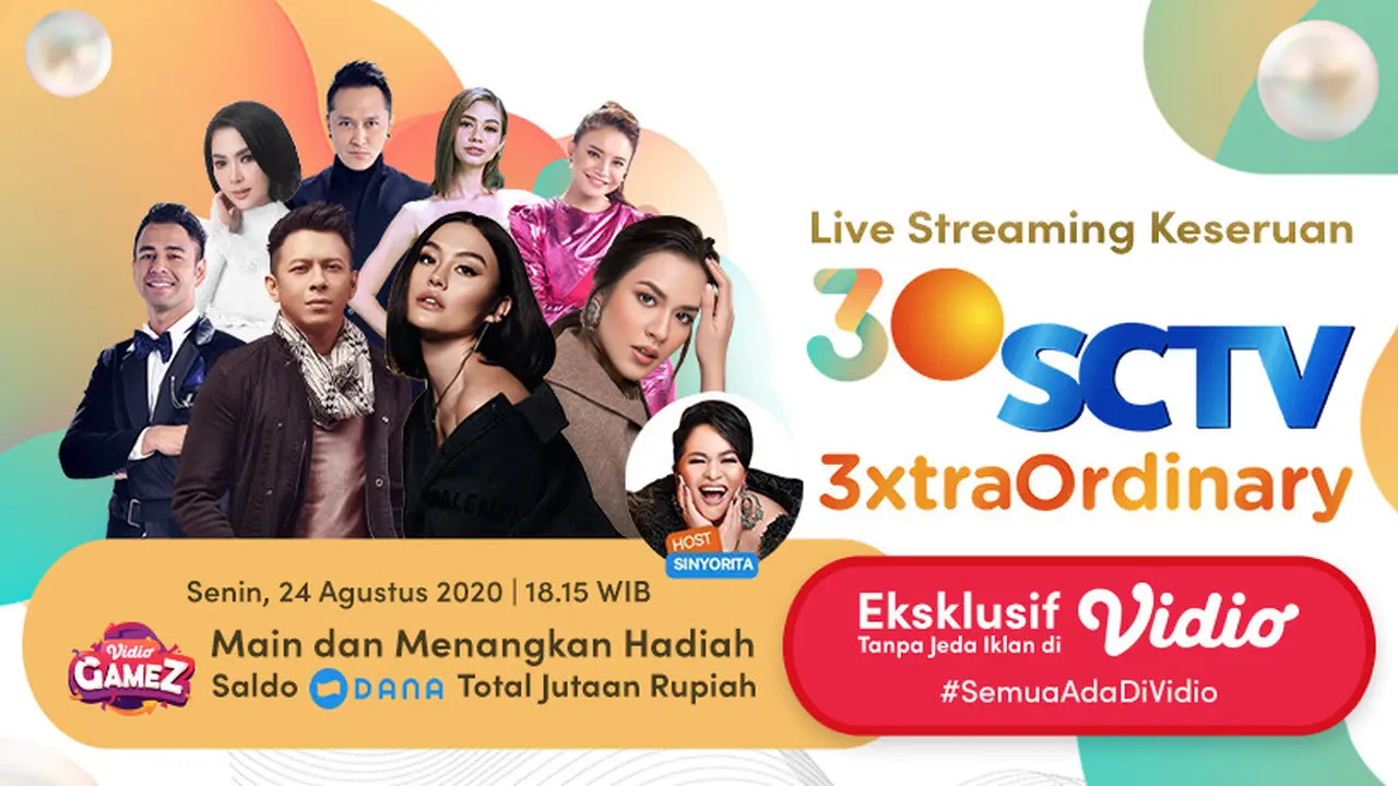 Malam puncak HUT ke-30 SCTV #3xtraOrdinary