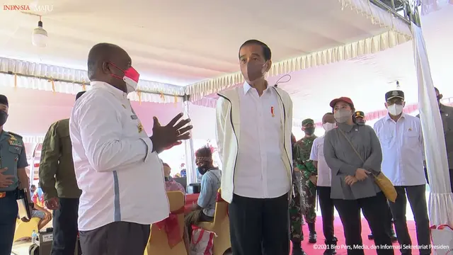 Jokowi janji akan membangun rumah untuk warga Suku Asmat Papua