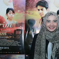 Foto preskon film Harim di Tanah Haram (Galih W. Satria/bintang.com)