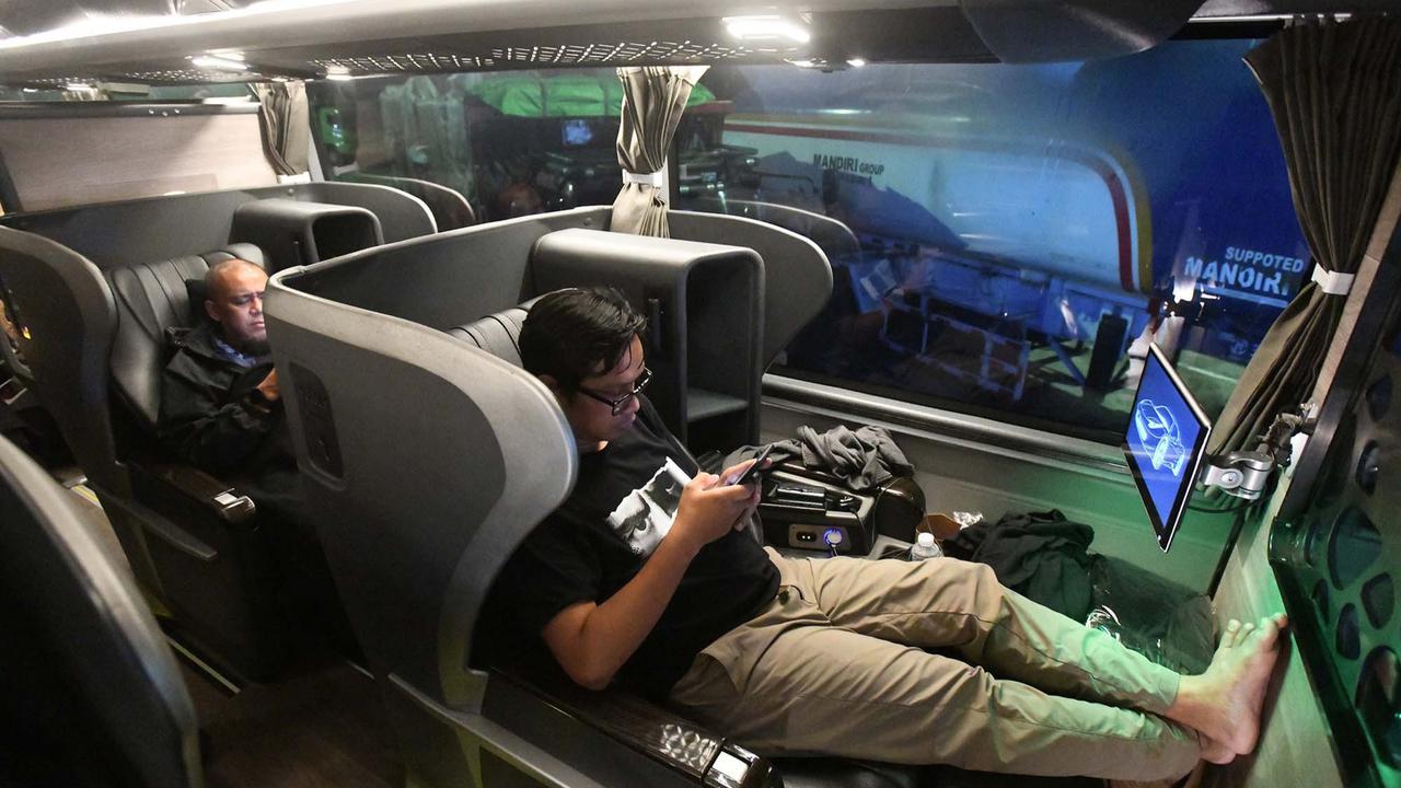 FOTO: Merasakan Sensasi Kenyamanan Bus AKAP Premium Jakarta-Madiun