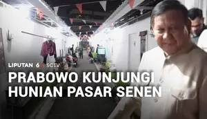 Prabowo Sambangi Hunian Baru Warga Senen, Disambut Hangat hingga Dipeluk Anak-Anak