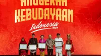 Lima nama penggerak budaya terpilih menerima penghargaan Anugerah Kebudayaan Indonesia 2024 untuk kategori Maestro Tradisi. (Ist)