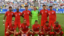 Skuat Timnas Inggris di Piala Dunia 2018. (AFP/Yuri Cortez)
