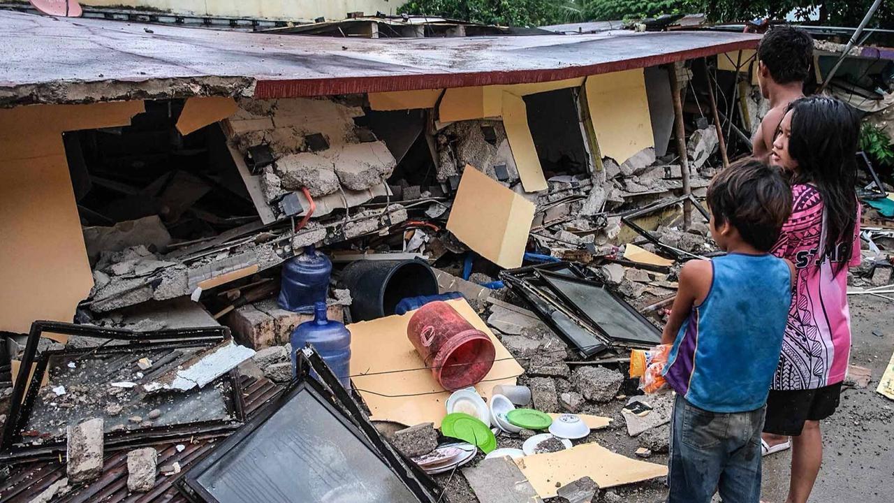 FOTO: Gempa Dahsyat Guncang Filipina Tengah, Puluhan Warga Tewas